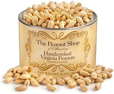 The Peanut Shop of Williamsburg Handcooked Virginia Peanuts, Lightly Salted, 32 Ounce