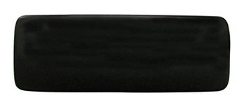 Extra Wide Glasses Case For Men, Large Eyeglass Case In Matte Black Faux Leather