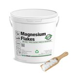 Grow Chem Magnesium Flakes (4KG Bucket) Pure Magnesium Chloride from The Dead Sea - Mineral-Rich Bath Salts for Foot & Muscle Soaks - Improves Sleep, Stress Relief, Joint Health & Skin Hydration