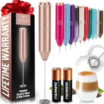 Zulay Kitchen Milk Frother Handheld