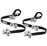 PAWBEE Dog Doorbell - Set of 2 Adjustable Dog Training Bells for Door Knob - 7 Extra-Loud Jingle Dog Potty Training Door Bell - Extra-Strong Strap - for Small, Medium, Large Dogs