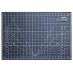 Self-Healing Cutting Mat, FOME A2 Size Cutting Mat 18x24in 5 Layer PVC Construction Double Sided Non-Slip 3mm Thick Professional Gridded Rotary Mat for Cutting, Sewing, Crafts and Cropping Photos