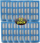 K&J 12-Pack of Compatible with Cat Mate & Dog Mate Fountain Replacement Filter Cartridges