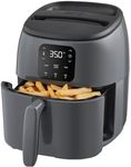 DASH Tasti-Crisp™ Electric Air Fryer Oven, 2.6 Qt., Grey – Compact Air Fryer for Healthier Food in Minutes, Ideal for Small Spaces - Auto Shut Off, Digital, 1000-Watt