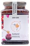 ORGBLENDZ- Gulkand Organic without Sugar 300Gm | Honey with rose petals Sun Cooked|Good for Gut Health | Natural Coolant | No artificial chemicals or preservatives