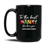 To The Best Nanny Cup, Floral Nanny