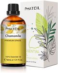 PHATOIL Chamomile Essential Oil 30ML, Essential Oils for Diffuser, Humidifier, Aromatherapy, DIY Candle and Scented Products Making (Chamomile, 30 ml)