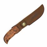 Skinning Knife For Hunting With Leather Case