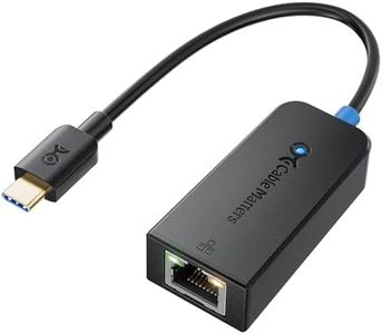Cable Matters Presenta Adaptador USB C Ethernet 2.5gbps, Adaptador USB C 2.5gb Ethernet (Adaptador USB C Ethernet 2.5gbps) - Compatible con Thunderbolt 4, USB 4 para MacBook, Surface