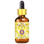 Deve Herbes Vitamin E Oil with Glass Dropper | Traditionally Extracted | Pure | Non-Sticky | Lightweight | For Skin, Hair & Nails | All Skin Types | Men & Women | 30ml