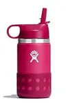 Hydro Flask 12 Oz Kids Wide Mouth Straw Cap And Boot Peony