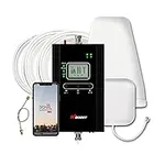 Hiboost Cell Phone Signal Booster for Home and Office, 4,000 sq ft, Boost 5G 4G LTE Data for Verizon AT&T and All U.S. Carriers, FCC Approved