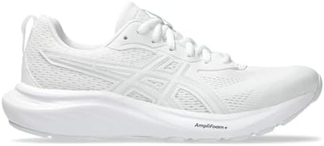 ASICS Women's Gel-Contend 9 Running Shoes, 7, White/Glacier Grey