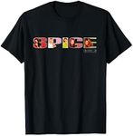 Spice Girls Official Logo T-Shirt: Classic Fit, Crew Neck, Short Sleeve, Black