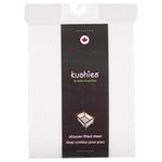 Kushies Pack N Play Playard Sheet, Soft 100% breathable cotton flannel, Made in Canada, White