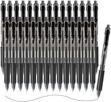 M&G 30 Pcs Gel Pens, 0.5mm Black Ink Gel Pen Fine Point Pens, Retractable Gel Ink Rollerball Pens, Quick Dry Gel Ink Pens with Large Capacity Ink Smooth Writing for Office School Women Men (Modern)