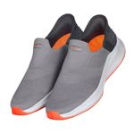 Dr.Ortho Flexi Ease Walking Sports Shoes for Men | Soft Cushioned | Flexible, Breathable and Comfortable |Stylish Soft Shoes| Regular Wear Without Lace Shoes | Running Walking Shoes | Size - 09 Grey