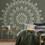 190cm Giant Mandala Huge Round Flower Traditional Stencils Templates To Paint Decorate Crafts Size For Walls Large Brick Painting Decorative Patterns Floor Washing Furniture