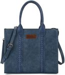 × Wrangler Tote Bag Large Satchel with Zipper Top Handle Handbag for Women WG70-8317EJN