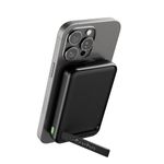 URBN Wireless Power Bank for iPhone, 10000mAh MagSafe Charging with Stand, 22.5W QC+PD Output, Strong Magnetic, for iPhone 12 & Above, Android & Other Qi Enabled Devices (Black)