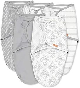 SwaddleMe Original Swaddle – Size Small, 0-3 Months, 5-Pack (Grays for Days)