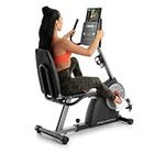 ProForm Cycle Trainer 400 RI Recumbent Bike with LCD Display and 16 Digital Resistance Levels for home on indoor stationary bike, 275 lbs Weight Capacity