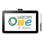 Wacom One 12 Drawing Tablet with Screen (2023), Full-Laminated 11.6” HD Screen Graphics Monitor, Works with Mac, PC & Chromebook for Drawing, Photo/Video Editing, Design, & Education