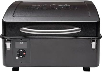 Traeger Grills Trailhead, Portable Wood Pellet Grill and Smoker – Electric Tabletop Pellet Smoker with Digital Arc Controller, For Tailgating and Outdoor Cooking + To Go Cover + Power Inverter