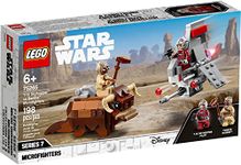 LEGO Star Wars, Microfighter T-16 Skyhopper vs Bantha, con 2 Minifigure LEGO Star Wars: Pilota con una pistola blaster e un Predatore Tusken con un Bastone Gaffi, per Bambini +6 Anni, 75265