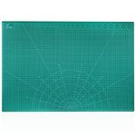 Large Self-Healing A1 Size Cutting Mat, 24" x 36"（90 * 60 CM) Double Sided Gridded Non-Slip 3mm Thick Cutting Mat, PVC Cutting Board for Sewing, Quilting, Scrapbooking, Cutting