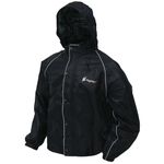 Frogg Toggs FT63133-01XL Road Toad Reflective Jacket, Black