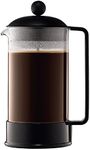 BODUM Brazil 8 Cup French Press Coffee Maker, Black, 1.0 l, 34 oz