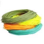 MAXIMUMCATCH Maxcatch Weight Forward Floating Fly Line 100ft Yellow, Orange, Teal Blue, Moss Green (1F-10F) (Orange with 2 welded loops, WF8F)