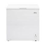 Willow W198CFW 199L Freestanding Chest Freezer with Removable Storage Basket, Adjustable Thermostat, 4* Freezer Rating, Low Noise - White