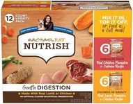 Nutrish Rachael Ray Wet Dog Food, Gentle Digestion Variety Pack, 13 oz. Cans (Pack of 12)