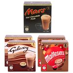 40 Dolce Gusto Compatible Hot Chocolate Pods - 2x Galaxy, 2x Maltesers, 1x Mars - 40 Drinks (8 Pods x 5 Packs)