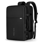 MARK RYDEN 23L/40L Business Carry-on Travel Backpack, Lightweight Flight-Approved Expandable Weekender Bag with USB Charging Port fit 17.3 Laptop