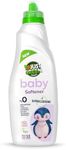 JUST GREEN ORGANIC Baby Fabric Softener, Plant-Based Liquid Fabric Softener, Non-Toxic, Hypoallergenic, Fragrance-Free, EcoCert Certified, Vegan, Static Control, 32 Washes, 33.8 fl oz (1000 ml)
