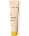 Boka Fluoride Free Nano Hydroxyapatite Toothpaste - Training Toothpaste - Appropriate for Sensitive Teeth - No Sulfate & Parabens - Natural Flavors & Vegan - Orange Cream (113g) 1pk
