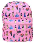 Disney Princess 16" Backpack Bag Belle Cinderella Tiana Jasmine Ariel Snow White, White