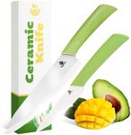 VegItPro Ceramic Knife, Vegetable Cutting Knives, Ceramic Paring Knife, Sharp Knife, Vegetable Knife, Lettuce Knife, Blade Covers Included