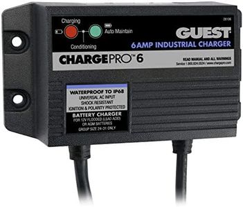 Marinco 28106 ChargePro 6A 1 Bank 12V Waterproof Battery Charger