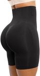 SHAPELLX Tummy Control Shapewear Shorts for Women Seamless High Waisted Body Shaper Compression Thigh Slimming Panties M