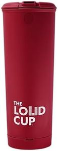 The LoudCup 20 oz Tumbler + Integrated Stadium Horn (Cardinal Maroon) - Reusable Water Bottle for Sports Fans - Worlds Loudest Cup for Noisy Fans on Game Day & Tailgating