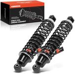 A-Premium Rear Pair (2) Load Adjusting Shock Absorber Compatible with Dodge Grand Caravan 2008-2020 & Chrysler Town & Country 2008-2016 & Volkswagen Routan 2009-2014 & Ram C/V 2012-2015