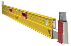 Stabila 35712 Extendable (7 to 12 Foot) Plate to Plate Level, Yellow