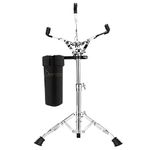 Donner Snare Drum Stand, Adjustable Snare Stand Double Braced with Drumstick Holder Fit for 10''-14'' Dia Drums, Height Range 14.2-22.8 Inches