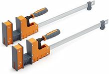 Bora 18" Parallel Clamp Set, 2 Pack of Woodworking Clamps with Rock-Solid, Even Pressure, 571118T, Rustic Brown