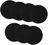 7 Pack Compost Bin Charcoal Filters Round Indoor Kitchen Compost Bucket Activated Charcoal Filters Replacements Sheets (6.7 Inch)