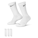 Nike Everyday Plus Cushion Crew 3 Pack Socks White (Medium) SX6888-100